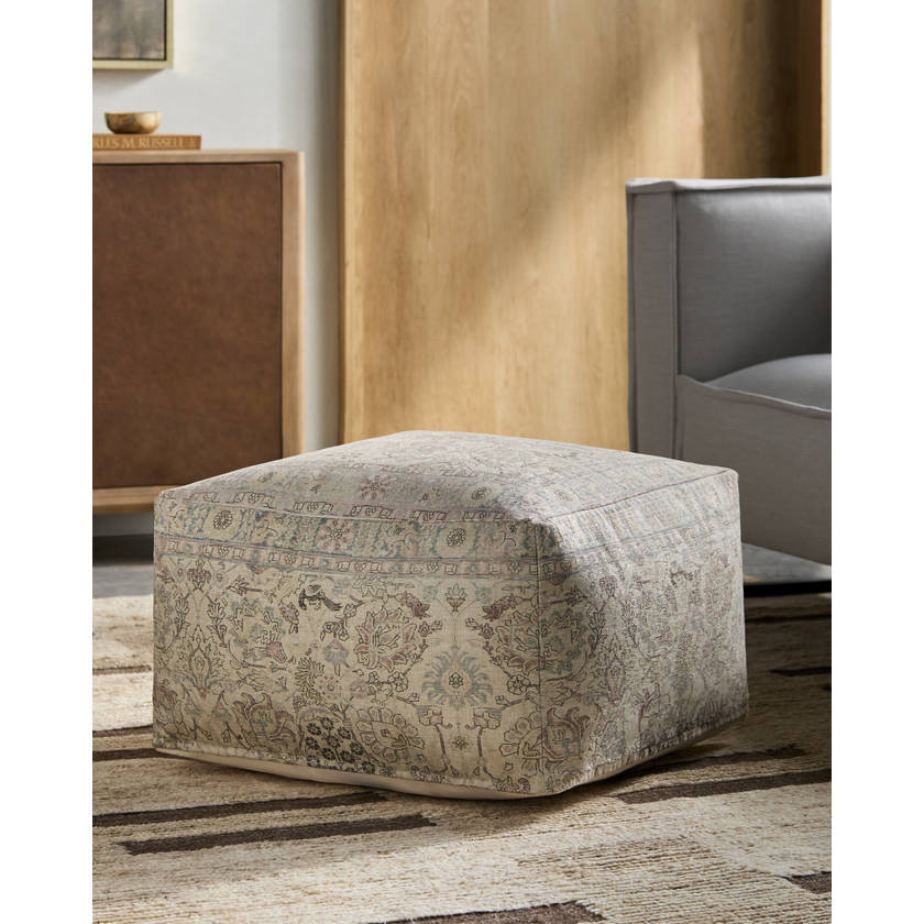 Graz Dark Brown Pouf
