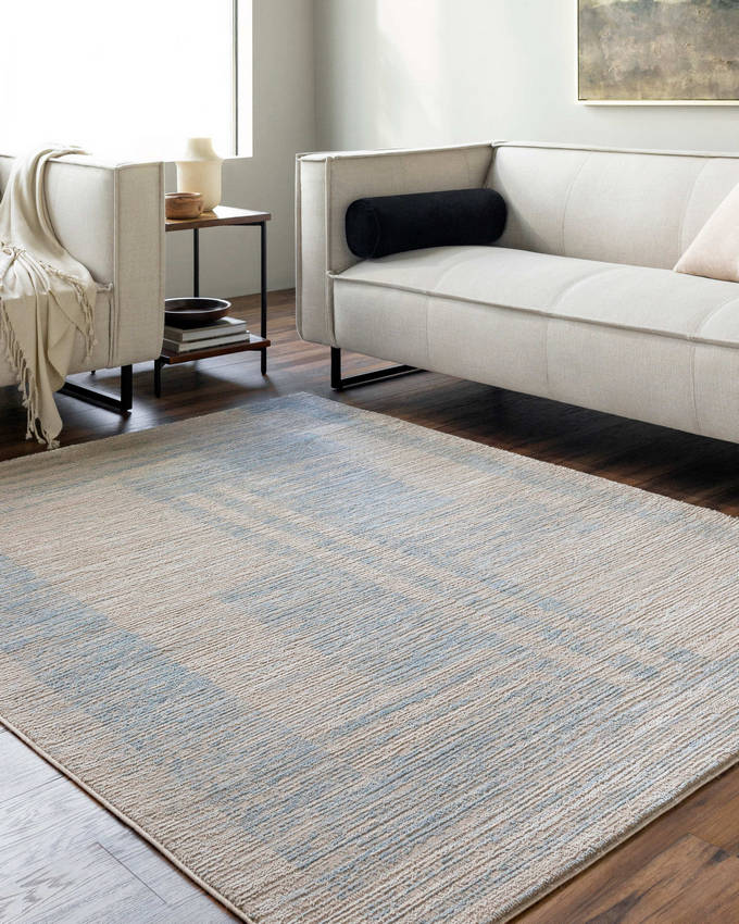 Shela Modern Blue Area Rug