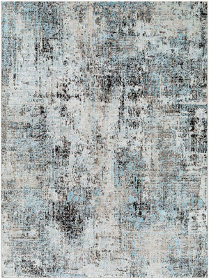 Jakki Rustic Blue/Charcoal Area Rug