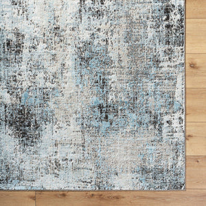 Jakki Rustic Blue/Charcoal Area Rug