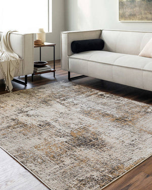 Jakki Rustic Tan/Charcoal Area Rug