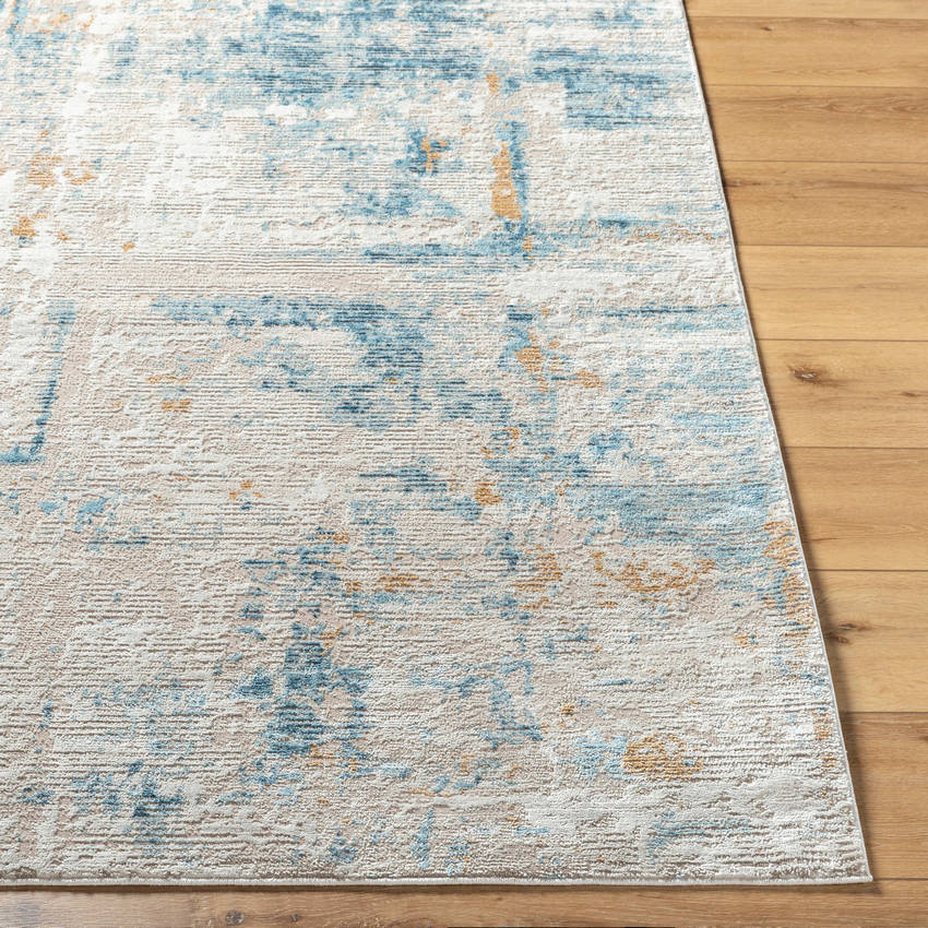 Harmonie Rustic Light Beige/Blue Area Rug
