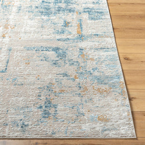 Harmonie Rustic Light Beige/Blue Area Rug