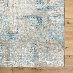 Harmonie Rustic Light Beige/Blue Area Rug