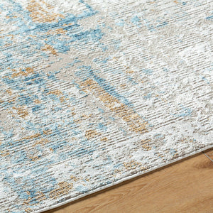 Harmonie Rustic Light Beige/Blue Area Rug