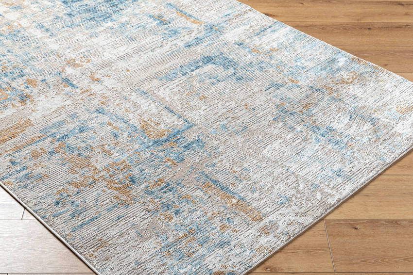Harmonie Rustic Light Beige/Blue Area Rug