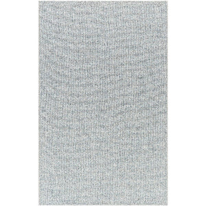 Birdie Solid and Border Ash Area Rug - Becki Owens x Livabliss