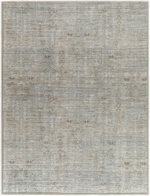 Darling Traditional Sterling Grey Washable Area Rug - Becki Owens x Livabliss