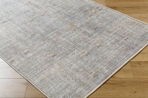 Darling Traditional Sterling Grey Washable Area Rug - Becki Owens x Livabliss