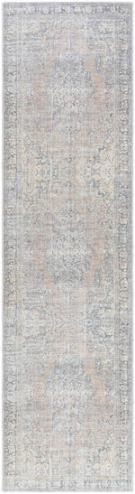 Darling Traditional Light Silver Washable Area Rug - Becki Owens x Livabliss