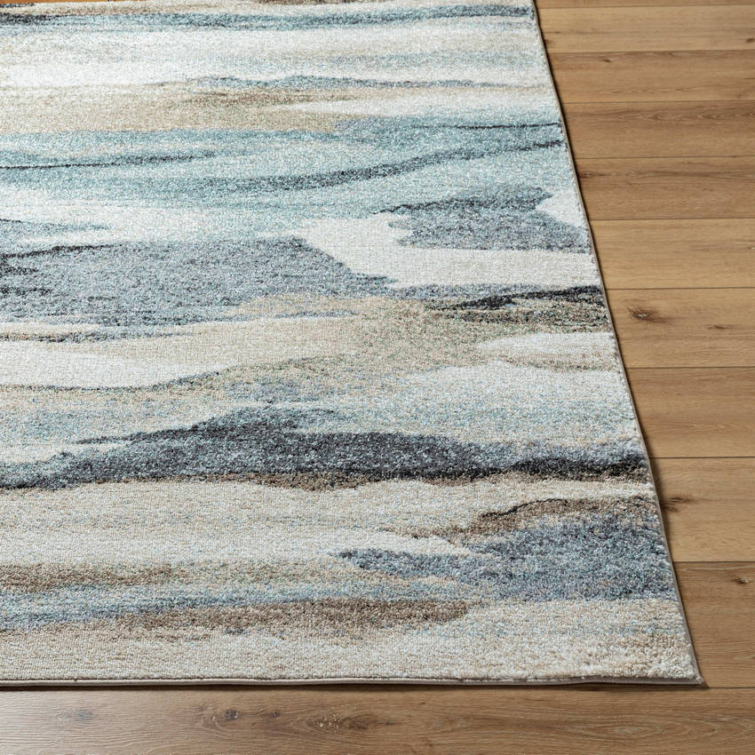 Bennington Modern Aqua Area Rug