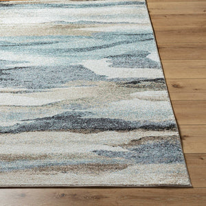 Bennington Modern Aqua Area Rug