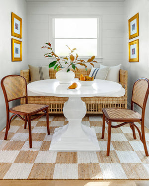 Kamey Texture Tan/Off-White Area Rug - Becki Owens x Livabliss