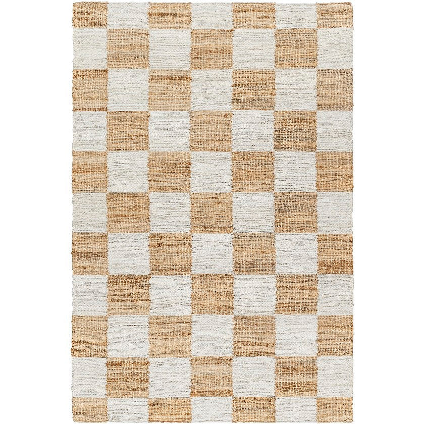 Kamey Texture Tan/Off-White Area Rug - Becki Owens x Livabliss