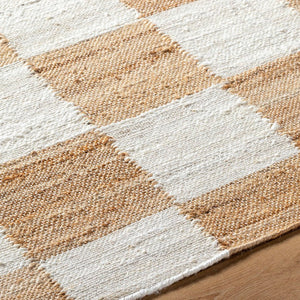 Kamey Texture Tan/Off-White Area Rug - Becki Owens x Livabliss