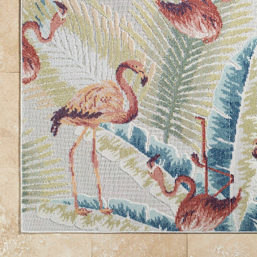 Shafiq Coastal Olive Area Rug