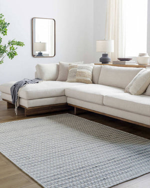 Emanuela Cottage Light Silver Area Rug