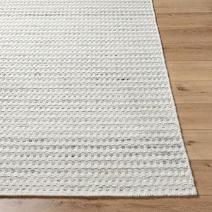 Emanuela Cottage Light Silver Area Rug