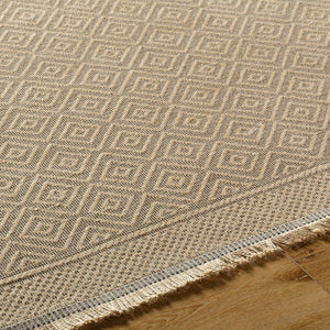 Tang Cottage Tan Washable Area Rug