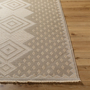Yuriko Cottage Tan Washable Area Rug