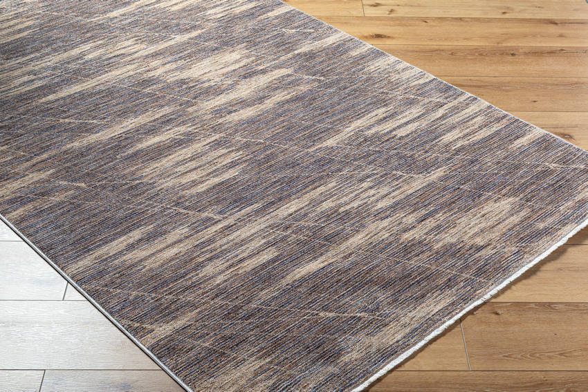 Peggie Modern Brown Area Rug