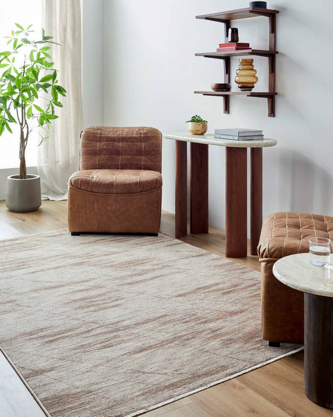 Peggie Modern Gray Area Rug