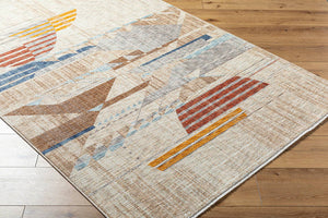 Nicklaus Modern Brown Area Rug