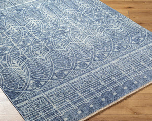Isael Bohemian/Global Dark Blue Area Rug