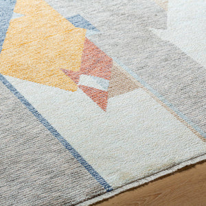 Abrahm Modern Dark Blue Area Rug