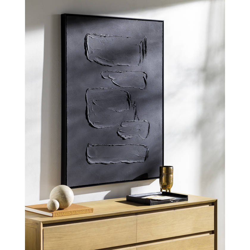 Tykisha Black Wall Art Piece
