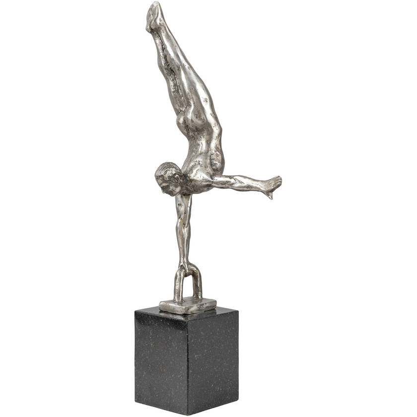 Yonatan Metallic - Silver Decorative Sculpture