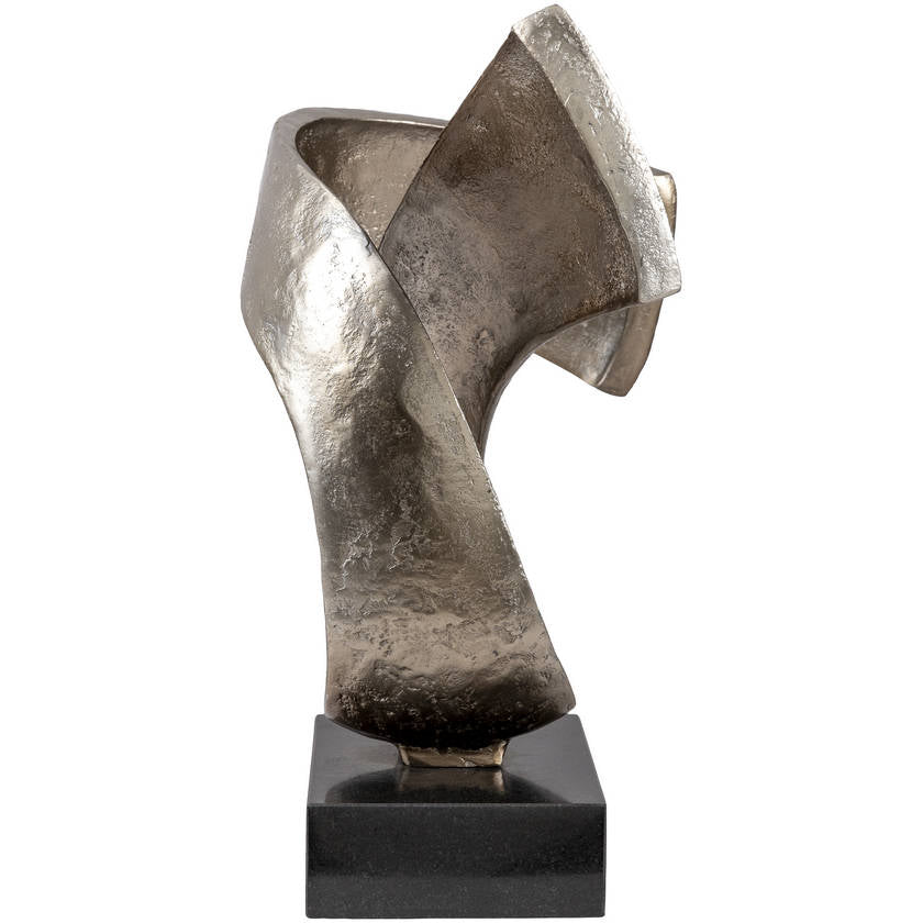 Jeremiah Metallic - Nickel Decorative Sculpture