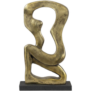 Kang Gold Decorative Sculpture