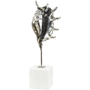 Neesa Metallic - Silver Decorative Sculpture