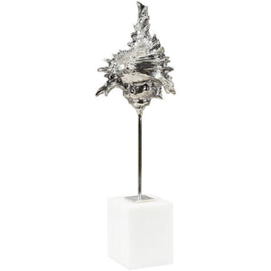 Lesslie Metallic - Silver Decorative Sculpture