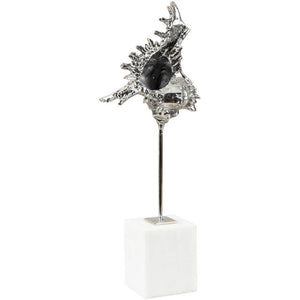 Lesslie Metallic - Silver Decorative Sculpture