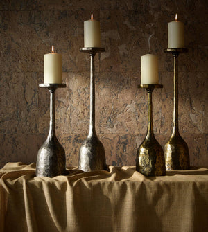Obed Metallic - Brass Candleholder