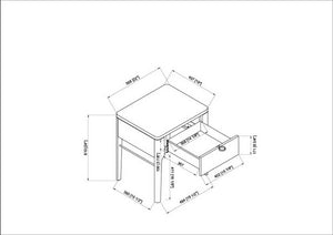 Wang Brown End Table