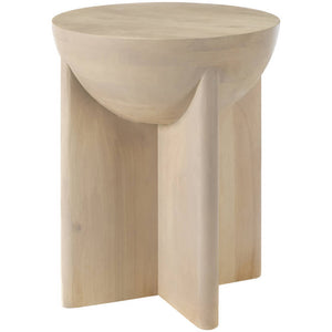 Rozina Ivory/Brown End Table