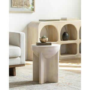 Rozina Ivory/Brown End Table
