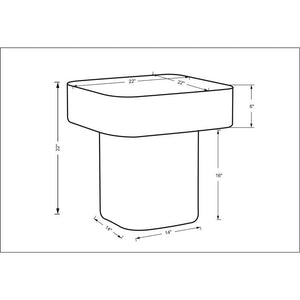Shakeena Brown End Table