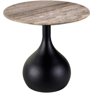 Tramane Cream/Black End Table