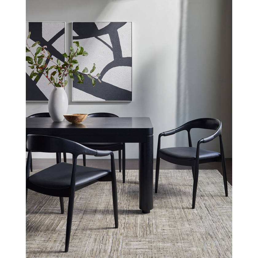 Laurencio Black Dining Chair
