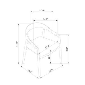 Laurencio Black Dining Chair