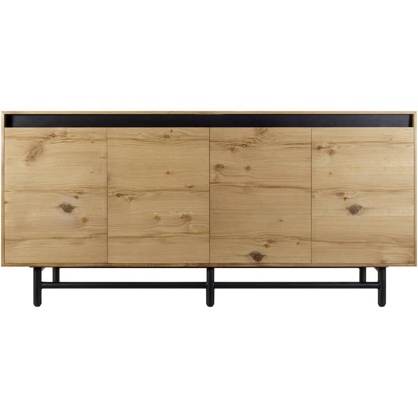 Yomara Black/Brown Sideboard