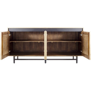 Yomara Black/Brown Sideboard