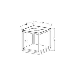 Kynan Wheat End Table