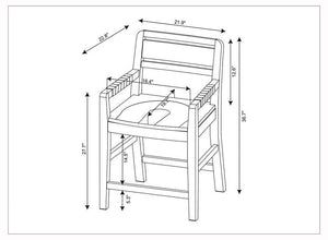 Renette Brown Counter Stool