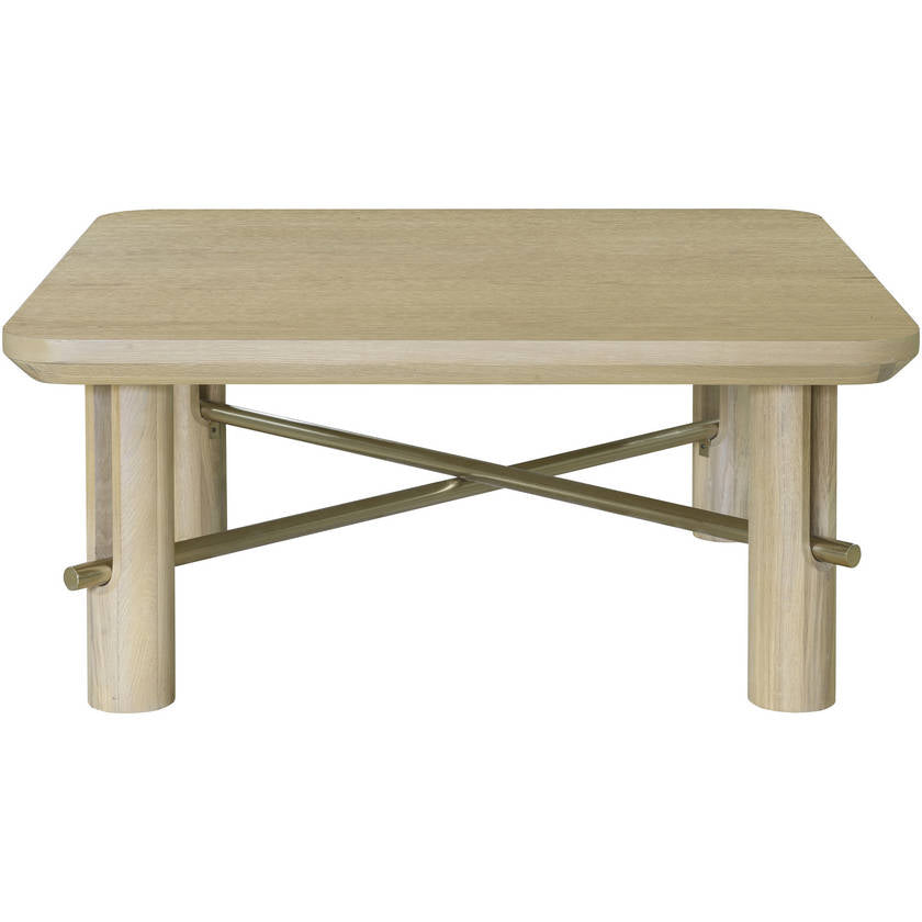 Quinisha Metallic - Brass Coffee Table
