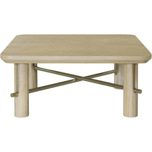 Quinisha Metallic - Brass Coffee Table
